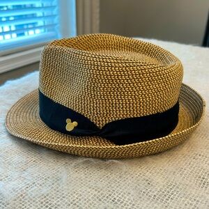 Disney woven fedora style summer hat, size 57 cm